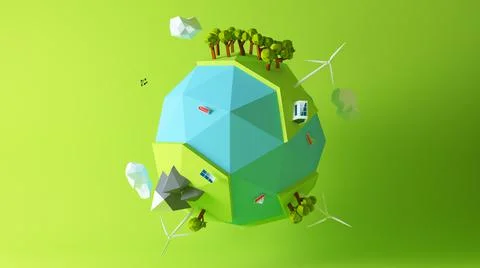 Eco planet Stock Illustration