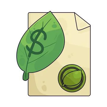 Eco policy illustration Stock Illustration