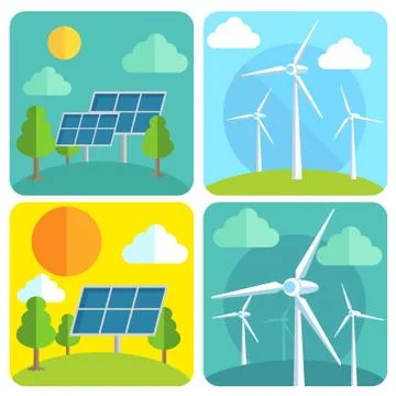 Eco power vector Stock Illustration