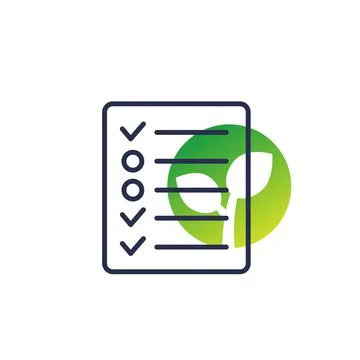 Eco project or green solution icon Stock Illustration