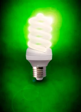 Eco-save bulb Stock Photos