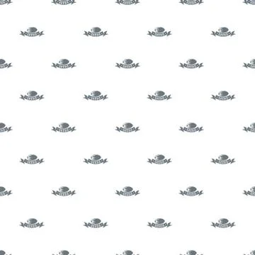 Eco seed pattern vector seamless Stock Illustration