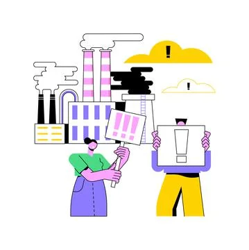 Eco-shaming abstract concept vector illustration. Stock Illustration