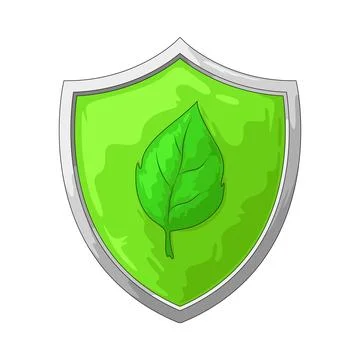 Eco Shield illustration Stock Illustration