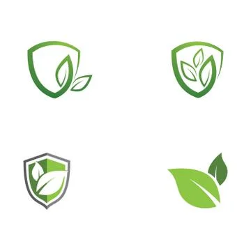 Eco shield vector illustration design Illustrazione stock