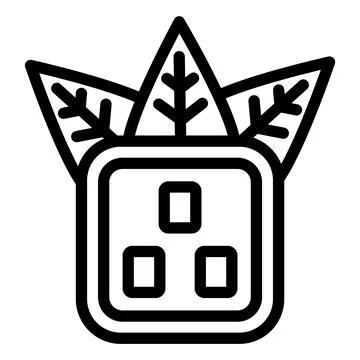 Eco socket Vector Icon Design Illustration Stock Illustration