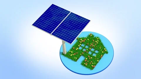 Eco solar energy Stock Footage 67205161