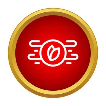 Eco speed energy power button icon symbol Stock Illustration