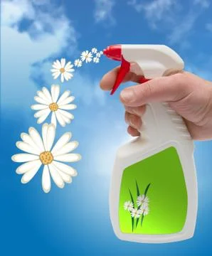 Eco spray Stock Illustration