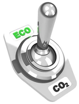 The eco switch Stock Illustration