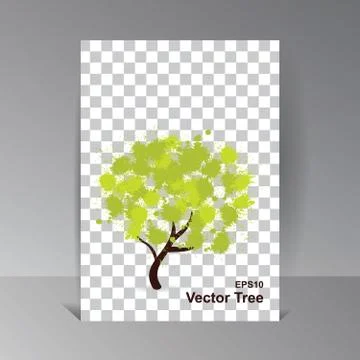 Eco Tech. Ecology Design Background. Vector Illustration Stock Illustration