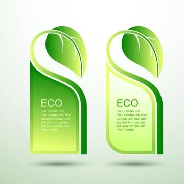 Eco template Stock Illustration