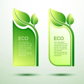 Eco template Stock Illustration