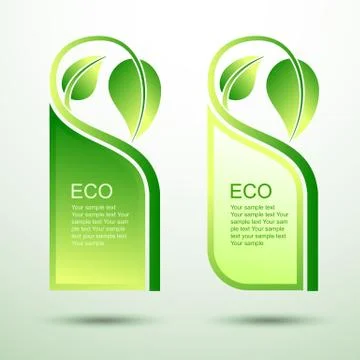 Eco template Stock Illustration