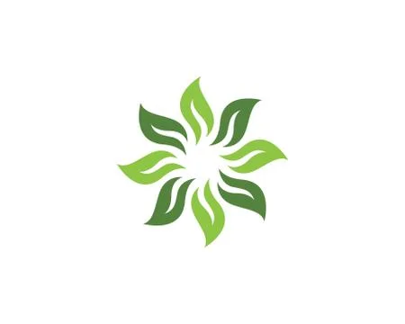 Eco Tree Logo Template Illustrazione stock