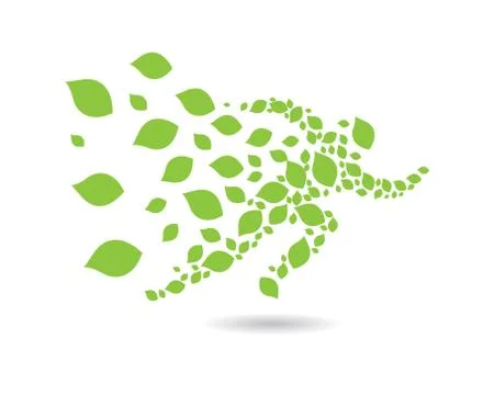 Eco Tree Logo Template Illustrazione stock