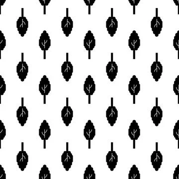 Eco tree pattern seamless vector Stockillustratie