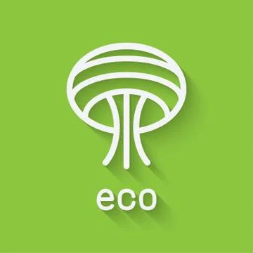 Eco tree symbol Stock-Illustration
