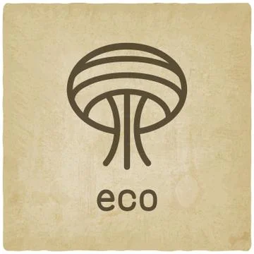 Eco tree symbol Stock-Illustration