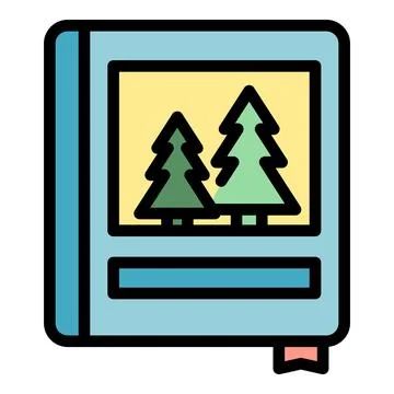 Eco trip book icon vector flat イラスト素材
