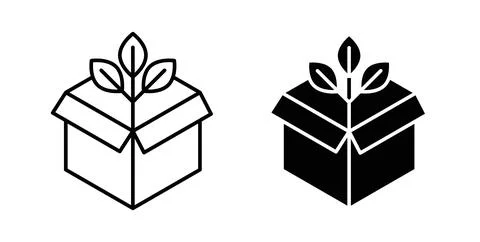 Eco vector art Illustrationsaging icon vector art Illustrations Stock Illustration