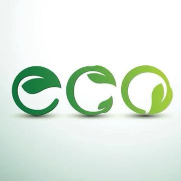 Eco vector Stock Illustration