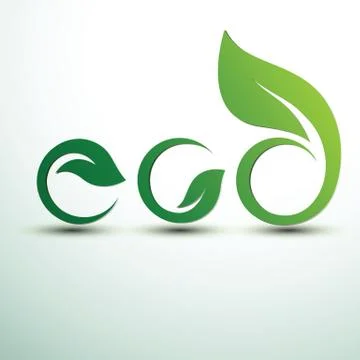 Eco vector Illustrazione stock