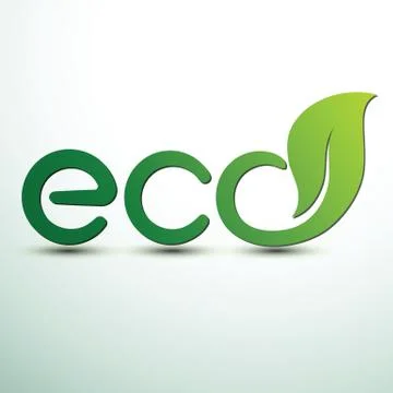 Eco vector Stock Illustration