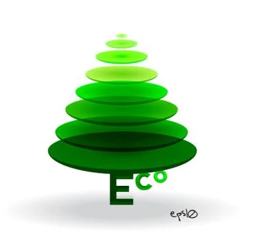 Eco vector logo Stock Illustration