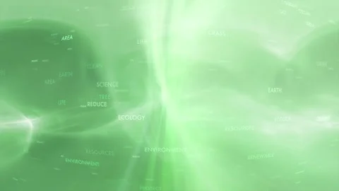 Eco word cloud concept green ecology background Vídeo Stock 147625267
