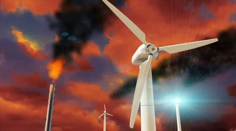 EcoChimneys Stock Footage 859208