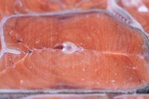 Ecoconscious packaging and certification ensure responsible seafood sourcin.. Foto stock