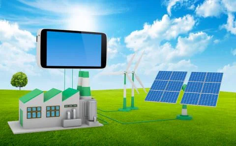 Ecofriendly concept. Stock Illustration