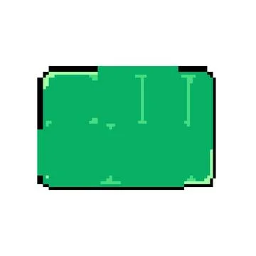 Ecofriendly multi section meal tray pixel art vector illustration Stockillustratie
