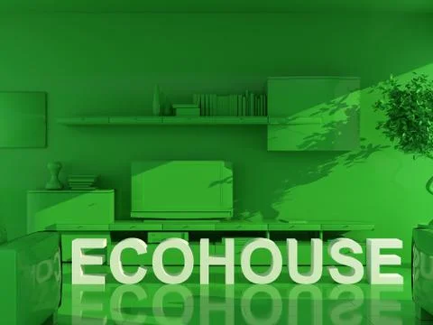 Ecohouse Stock Illustration