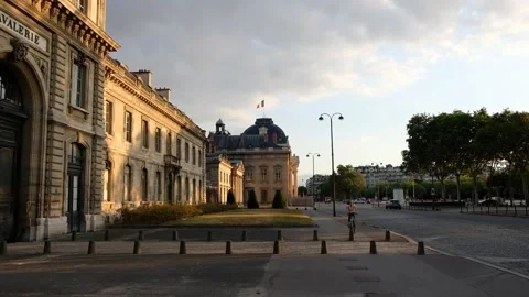 Ecole Militaire Stock Footage 108889772
