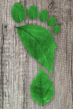 Ecologic footprint Stock Photos