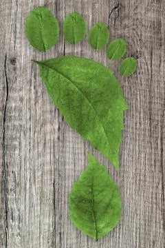 Ecologic footprint Stock Photos