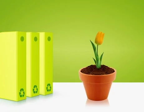 Ecological awareness concept Stock Photos
