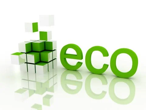 Ecological concept Stock Illustration
