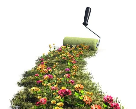 Ecological concept Illustrazione stock