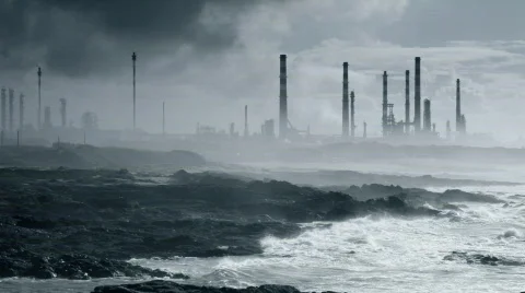 Ecological disaster Stock Footage