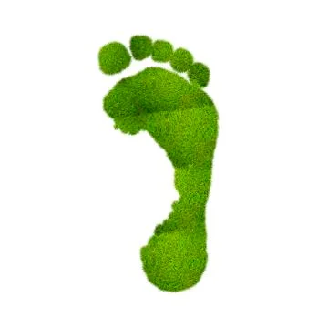 Ecological footprint. Stock Illustration
