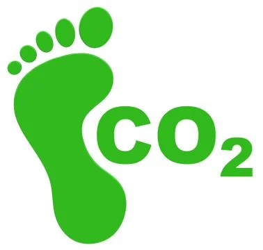 The ecological footprint Stock Illustration