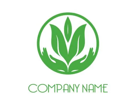 Ecological logo Stock Illustration