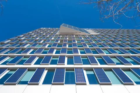 Ecological office building Stock Photos