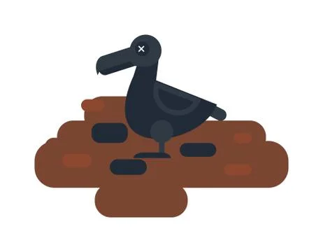 Ecological problems, environmental pollution vector Stock Illustration