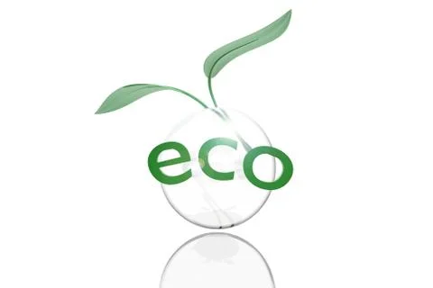 Ecological Product Icon Stock Illustration