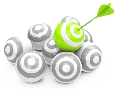 The ecological target Stock Illustration