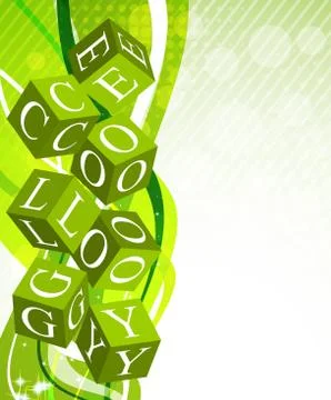 Ecology background Stock Illustration